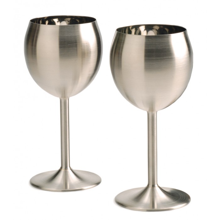 Stainless Steel Martini Glasses 4, 8 Oz Metal Cocktail Glasses 